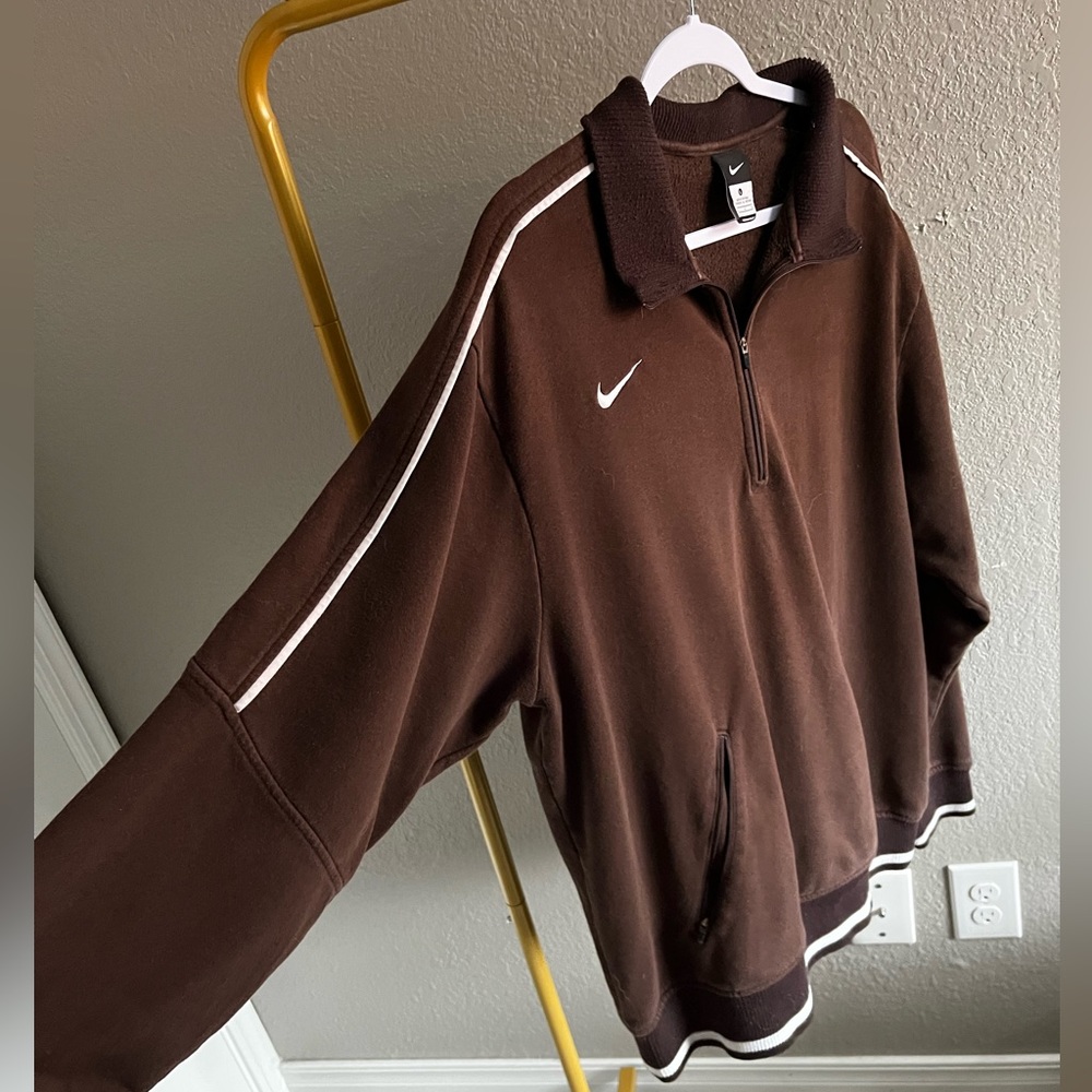 Oversized Nike Quarter Zip Pullover